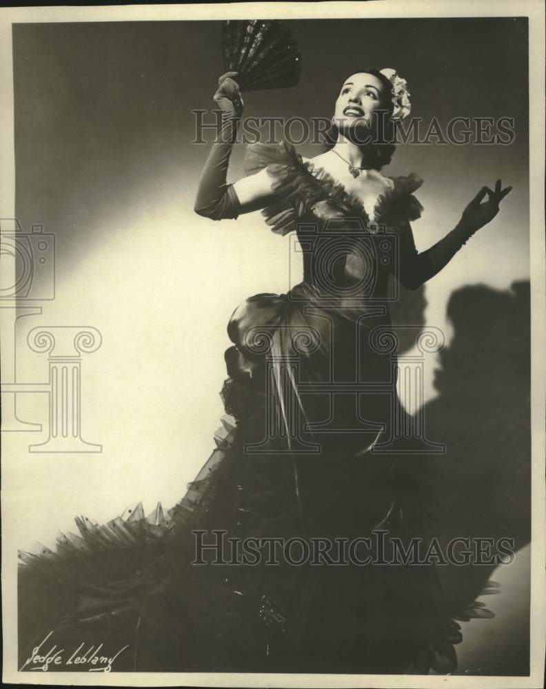 Press Photo Singer Marguerite Piazza - Historic Images