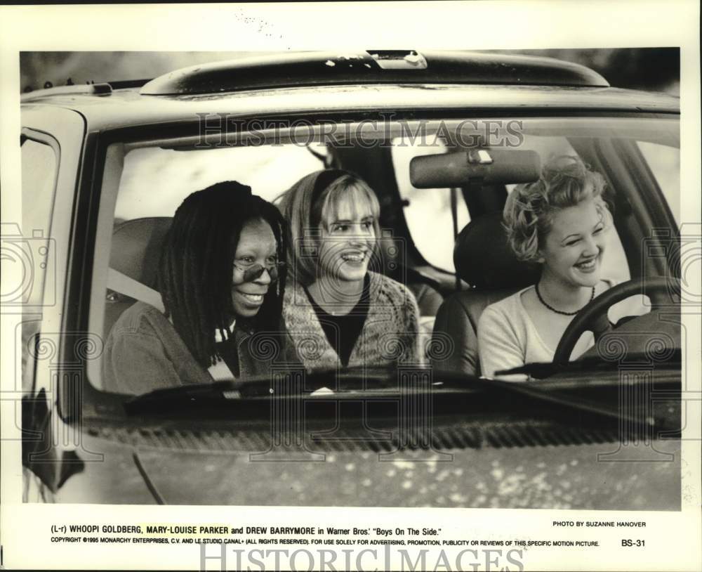 1995 Press Photo Stars of &quot;Boys on the Side&quot; - Historic Images