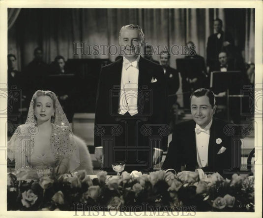 Press Photo Ann Sothern, Reginald Owen & Robert Young in "Lady Be Good" - Historic Images