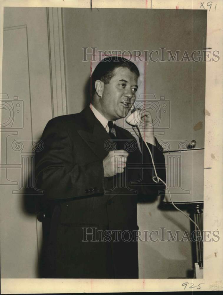 1943 Press Photo Wisconsin Senator Robert M. La Follette, New Orleans - Historic Images