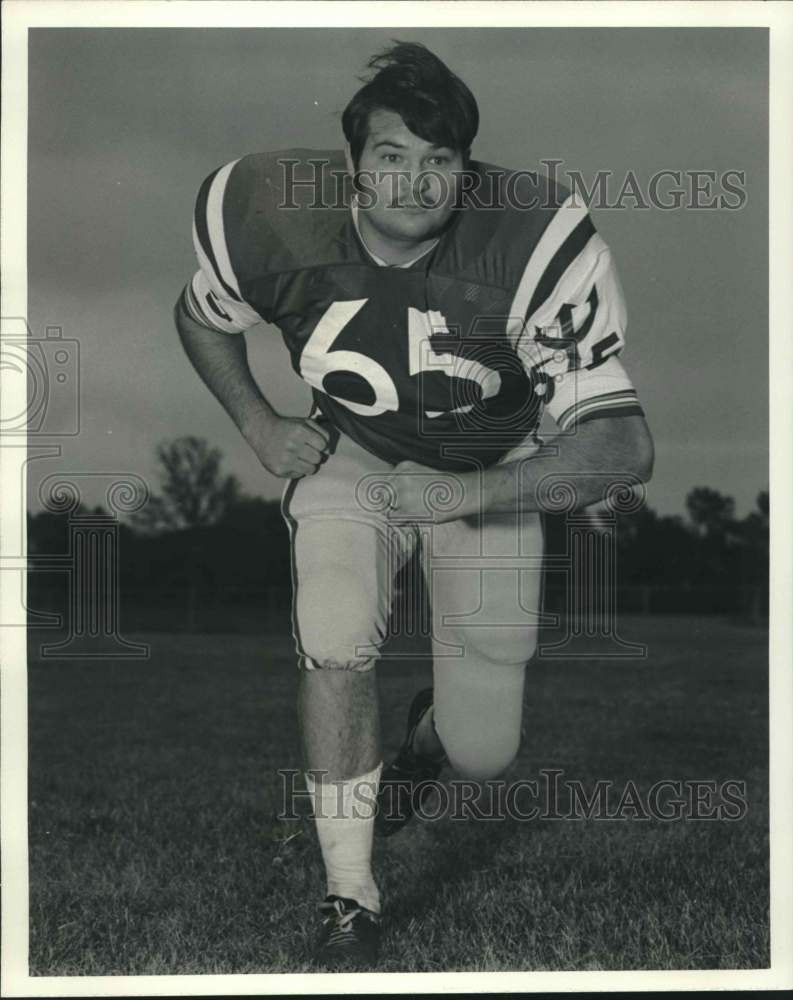 1972 Press Photo Northwestern State University Football Player Wayne Pitts - Historic Images