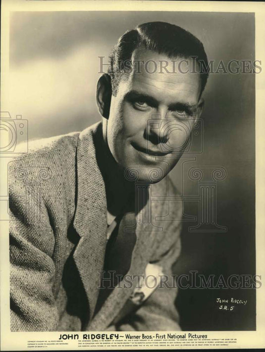 Press Photo Actor John Ridgeley - Historic Images