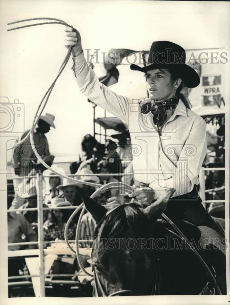 1980 Press Photo Actress Katharine Ross in "Rodeo Girl" - Historic Images
