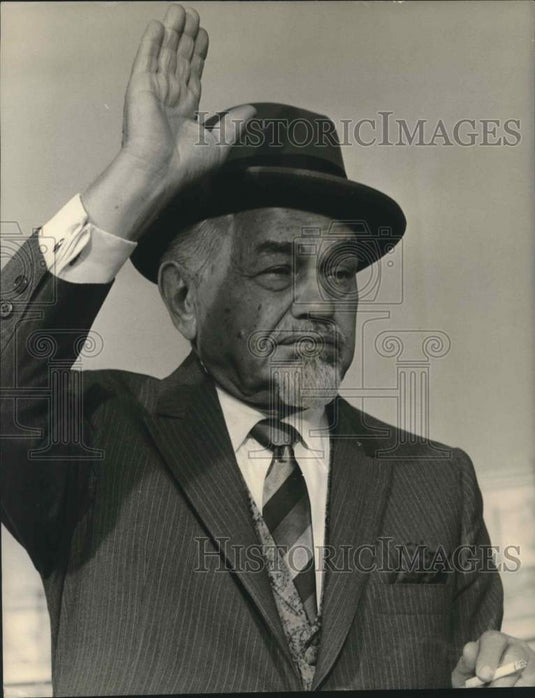 1967 Press Photo Actor Edward G. Robinson of "The Biggest Bundle of Them All" - Historic Images