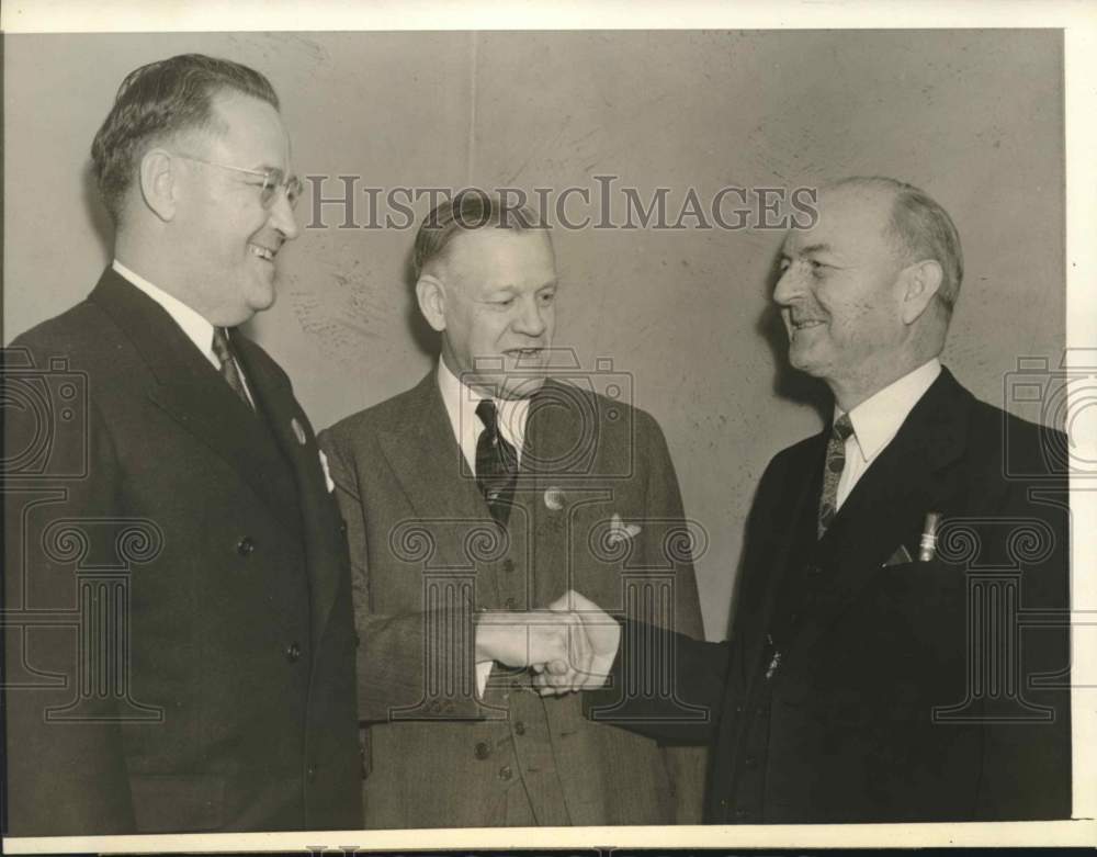 1941 Press Photo American Banking Association Officers, Chicago - Historic Images