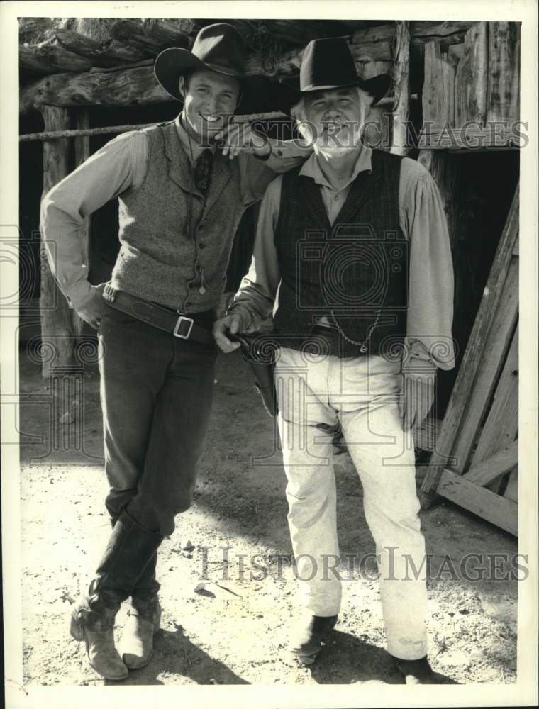 1987 Press Photo &quot;Kenny Rogers as The Gambler III - The Legend Continues&quot; Scene - Historic Images