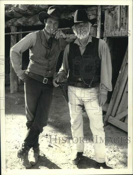 1987 Press Photo "Kenny Rogers as The Gambler III - The Legend Continues" Scene - Historic Images