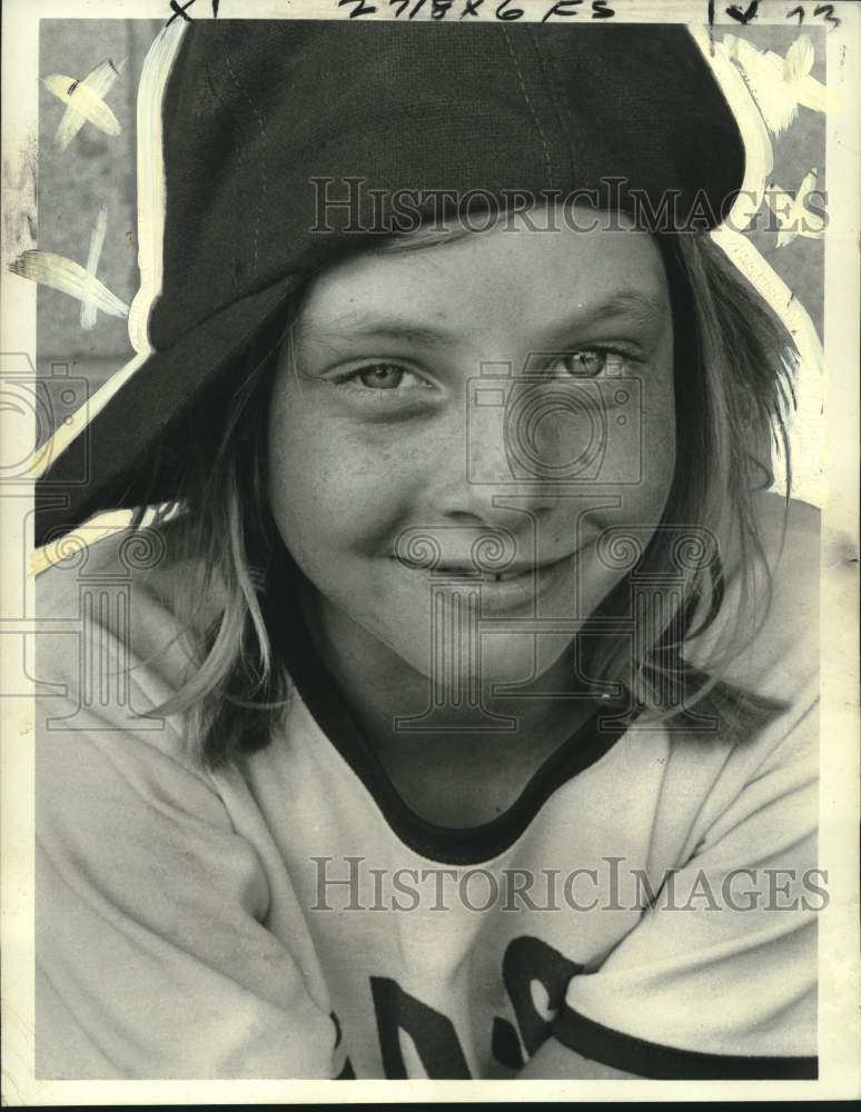 1974 Press Photo Actress Jodie Foster in &quot;Rookie of the Year&quot; - Historic Images