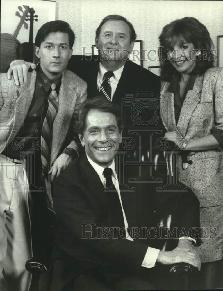 1987 Press Photo Cast of "Take Five," a new comedy on CBS-TV. - nox46664 - Historic Images