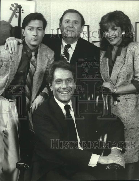 1987 Press Photo Cast of "Take Five," a new comedy on CBS-TV. - nox46664 - Historic Images