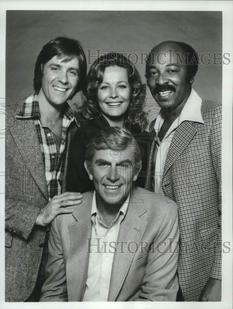 1979 Press Photo Andy Griffith with fellow cast members of "Salvage 1" - Historic Images