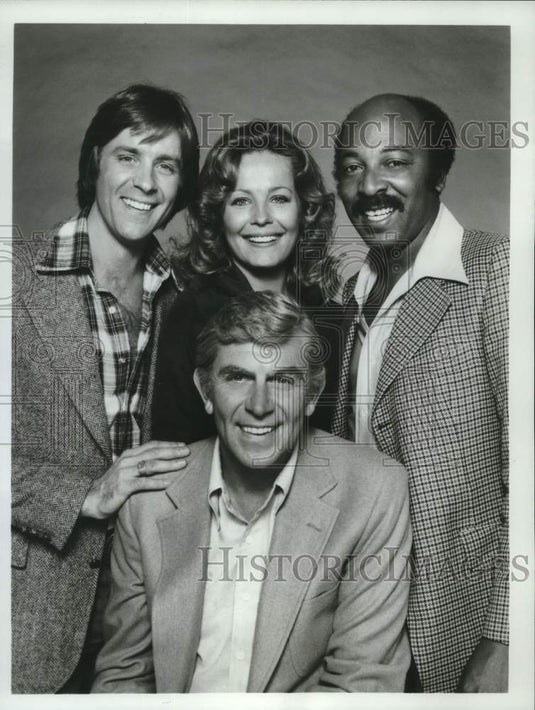 1979 Press Photo Andy Griffith with fellow cast members of "Salvage 1" - Historic Images