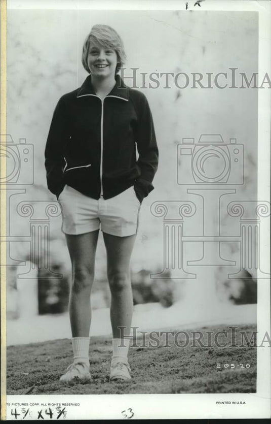 1976 Press Photo Actress Jodie Foster in "Echoes of Summer" - Historic Images