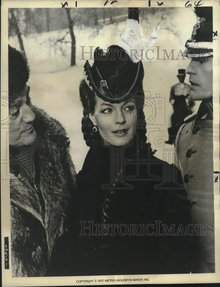 1972 Press Photo Actress Romy Schneider in &quot;Ludwig&quot; - Historic Images