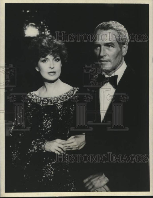 1978 Press Photo Joanne Woodward, Paul Newman "A Salute To American Imagination"- Historic Images