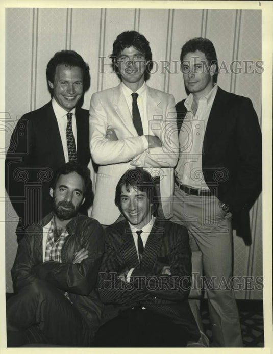 1984 Press Photo Veteran Comedians Join Cast of "Saturday Night Live"- Historic Images