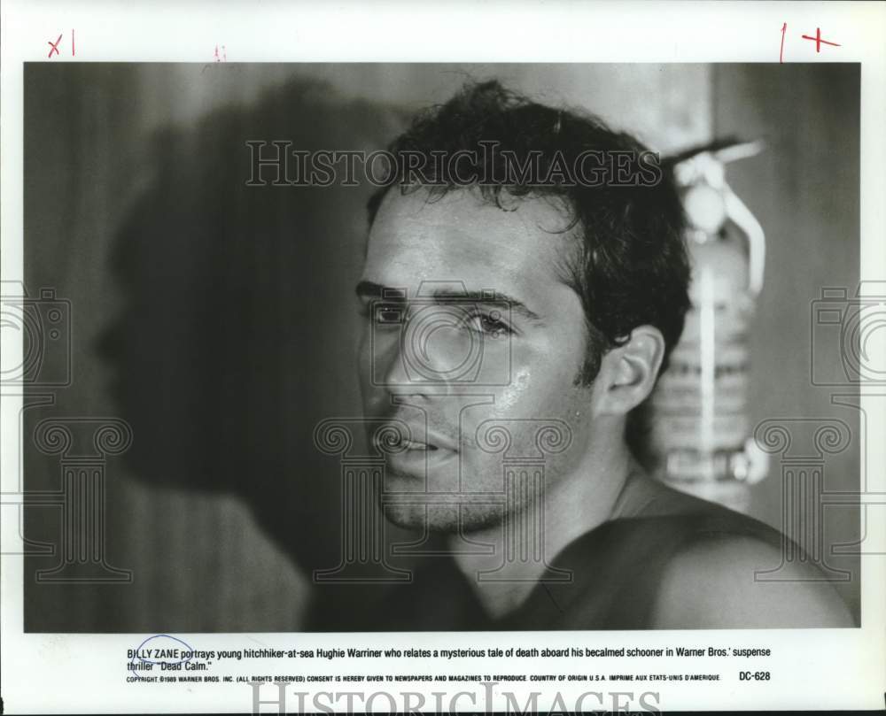 1989 Press Photo Actor Billy Zane in "Dead Calm" - Historic Images