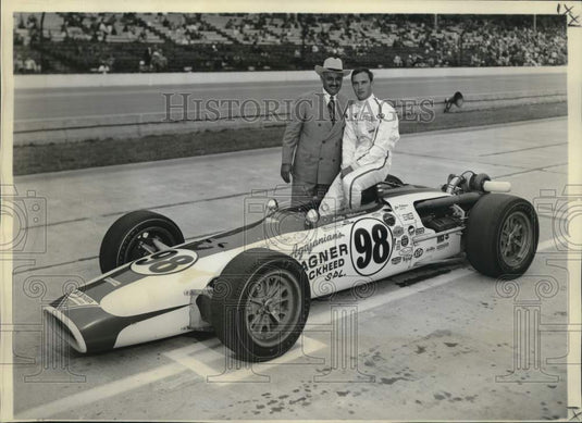 1968 Race Car Driver Billy Vukovich & Promoter J.C. Agajanian-Historic Images