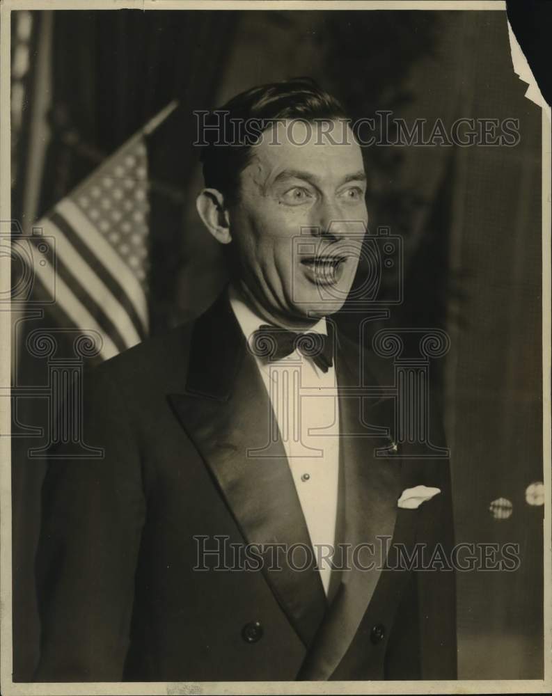 1928 Press Photo New York Mayor James Walker in New Orleans for Mardi Gras- Historic Images