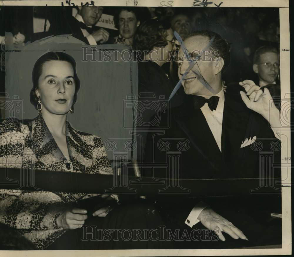 1939 Press Photo Attorney General at opening of National Horse Show, New York- Historic Images