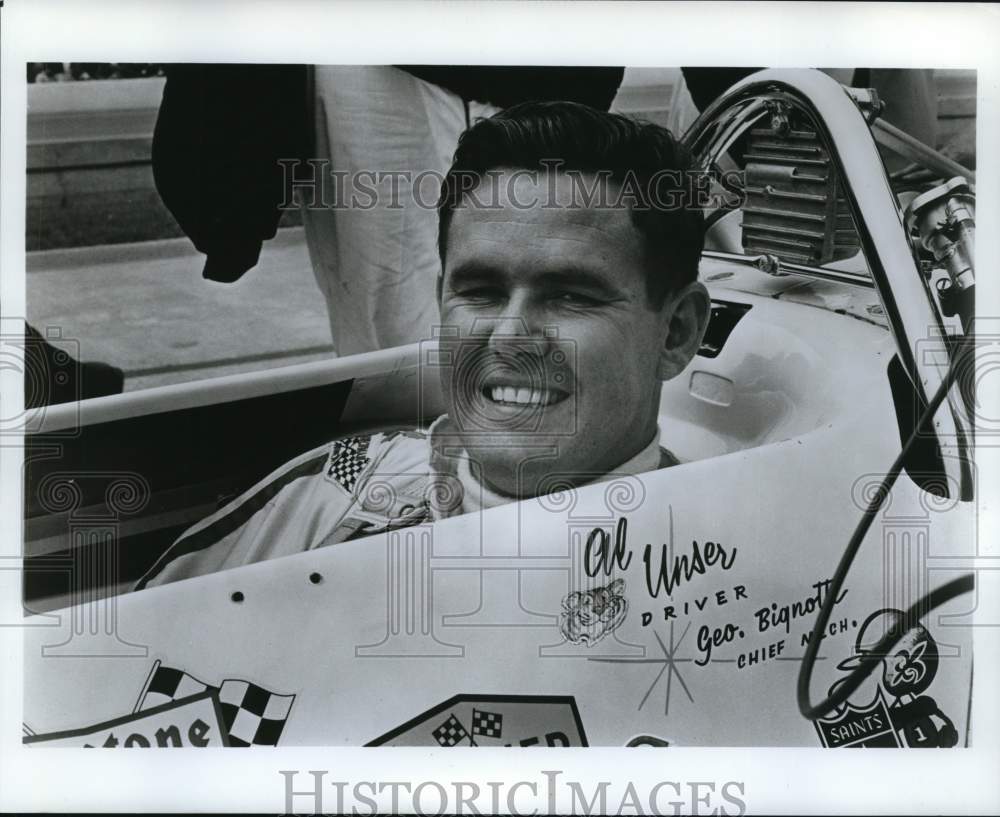 1968 Press Photo Race Car Driver Al Unser - nox55863- Historic Images