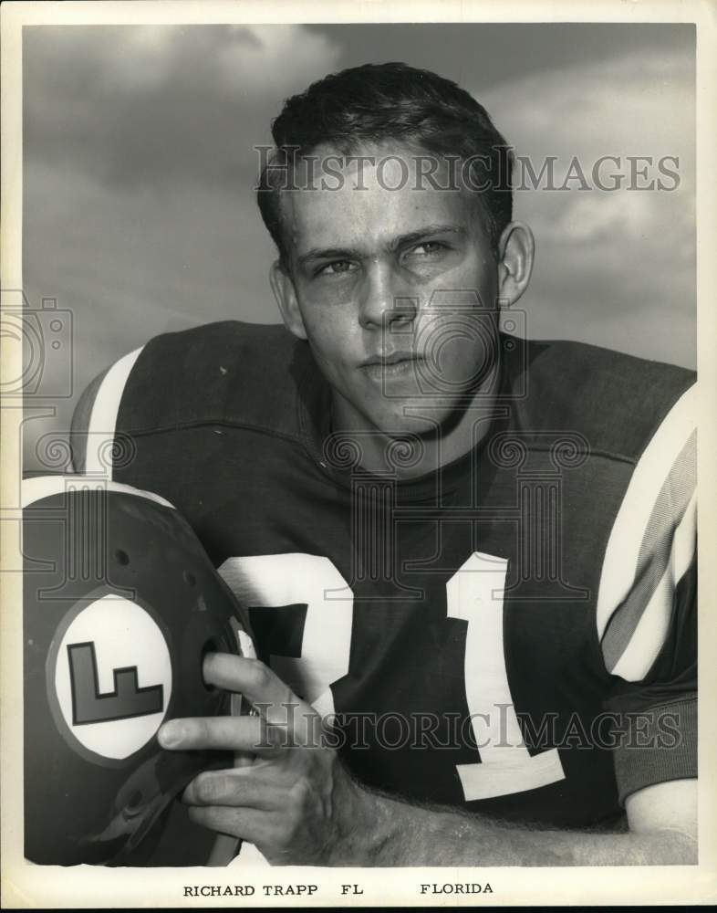 1964 Press Photo Florida football player Richard Trapp. - nox58591- Historic Images