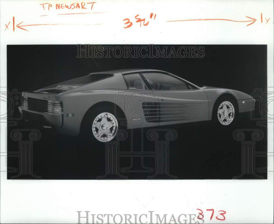 1975 Press Photo Ferrari Testarossa at World of Wheels New Orleans Expo- Historic Images