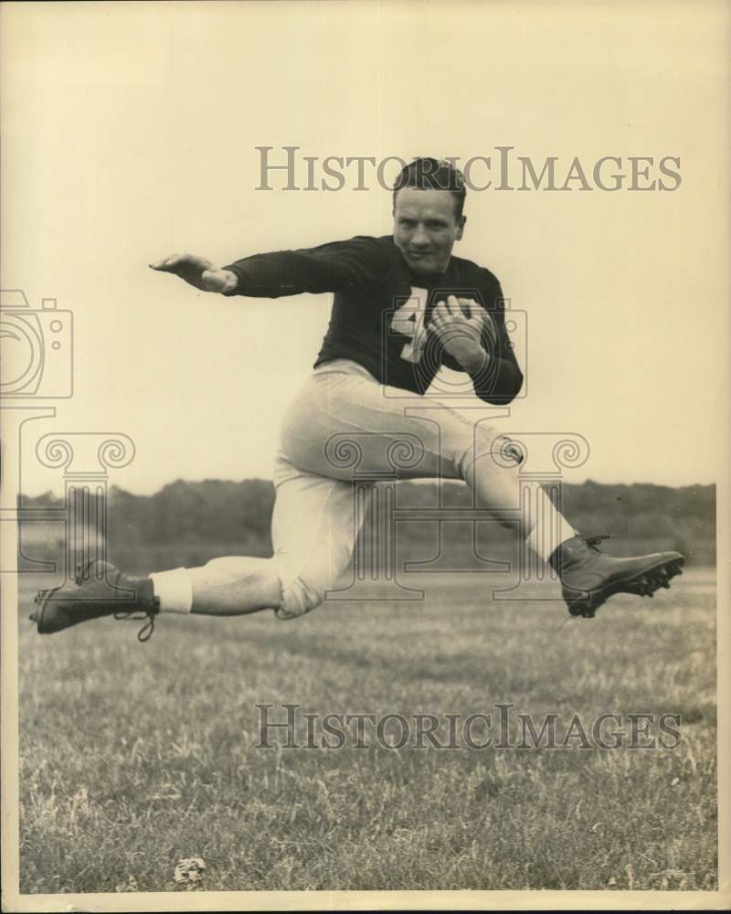 Press Photo Notre Dame fullback Mike Swistowicz - nox60644- Historic Images