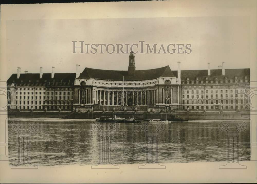 1940 Press Photo London County Council Building, England - nox64047- Historic Images