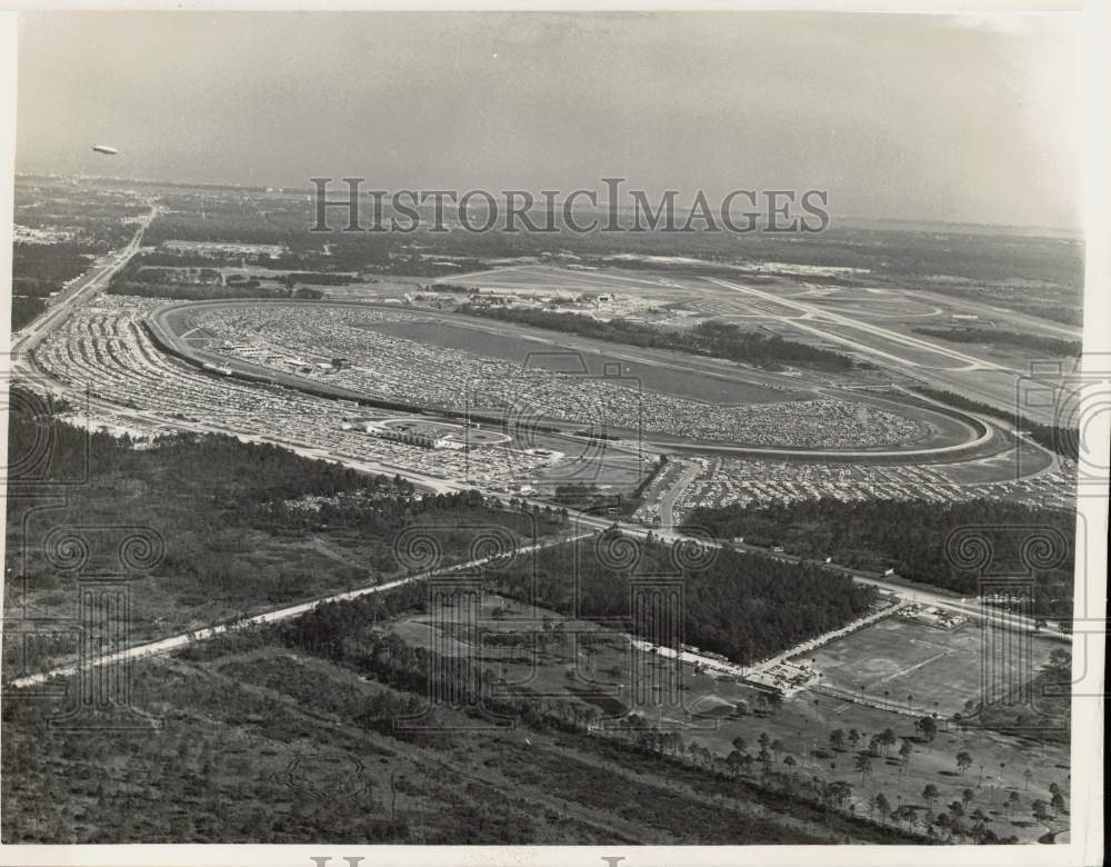 1970 Press Photo Aerial of Daytona International Speedway for Daytona 500- Historic Images