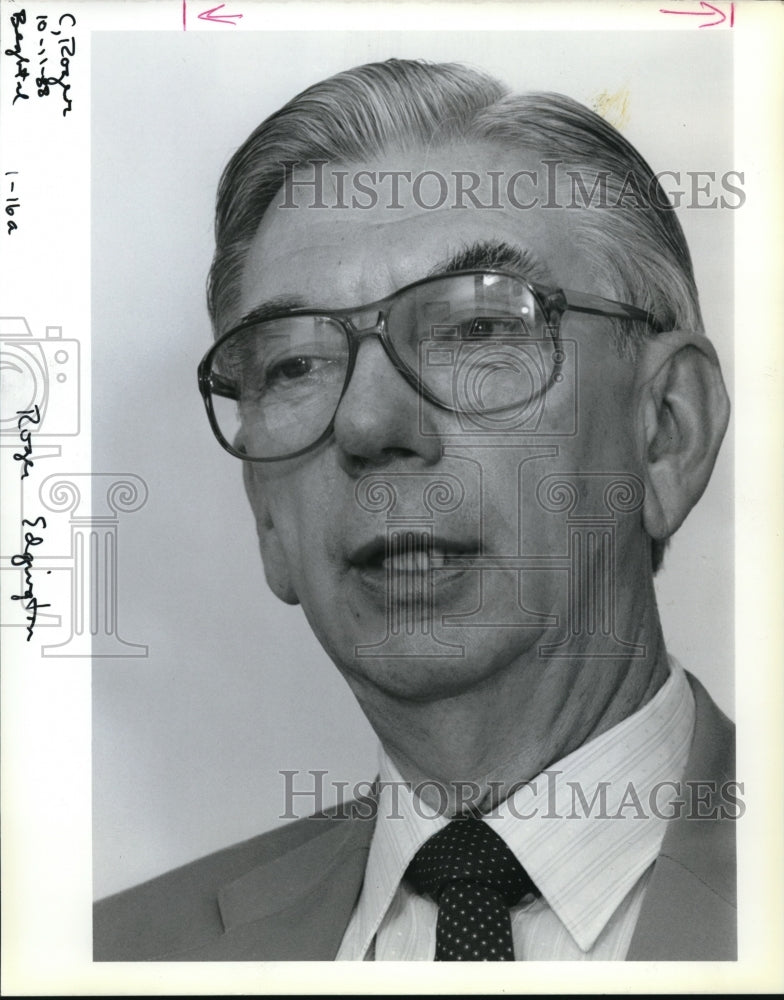 1988 Press Photo Roger Edgington - ora20832 - Historic Images