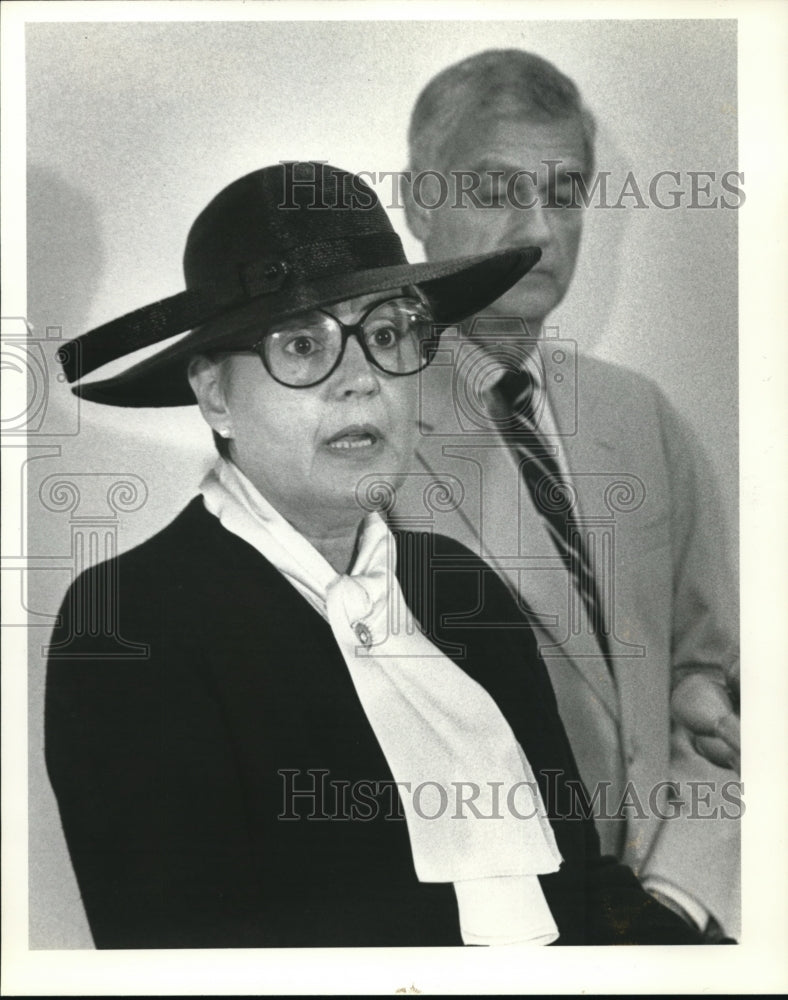 1989 Press Photo Arroneue Hatfield - ora31644 - Historic Images