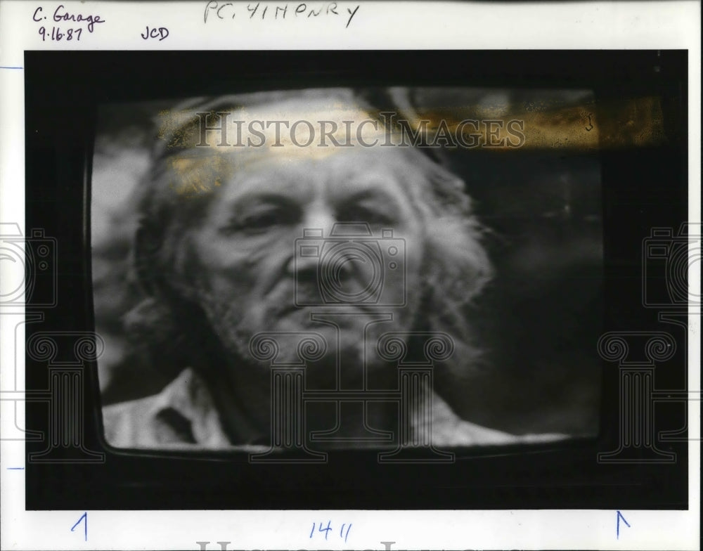 1987 Press Photo James Edward Henry picyure of several years ago - ora37731 - Historic Images