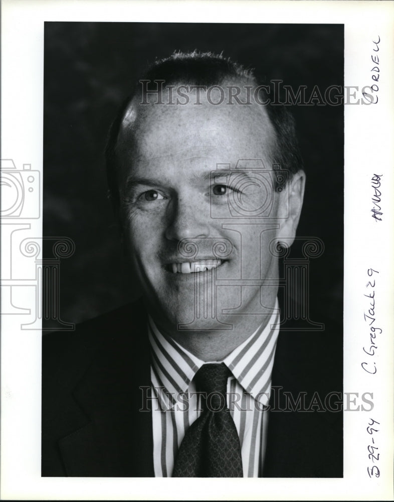 1994 Press Photo Greg L. Jackson, leading lawyer in the state of Oregon - Historic Images