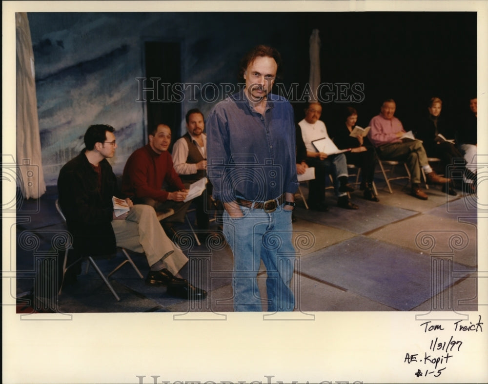 1997 Press Photo Arthur Kopit, American playwright,2-time Pulitzer winner - Historic Images