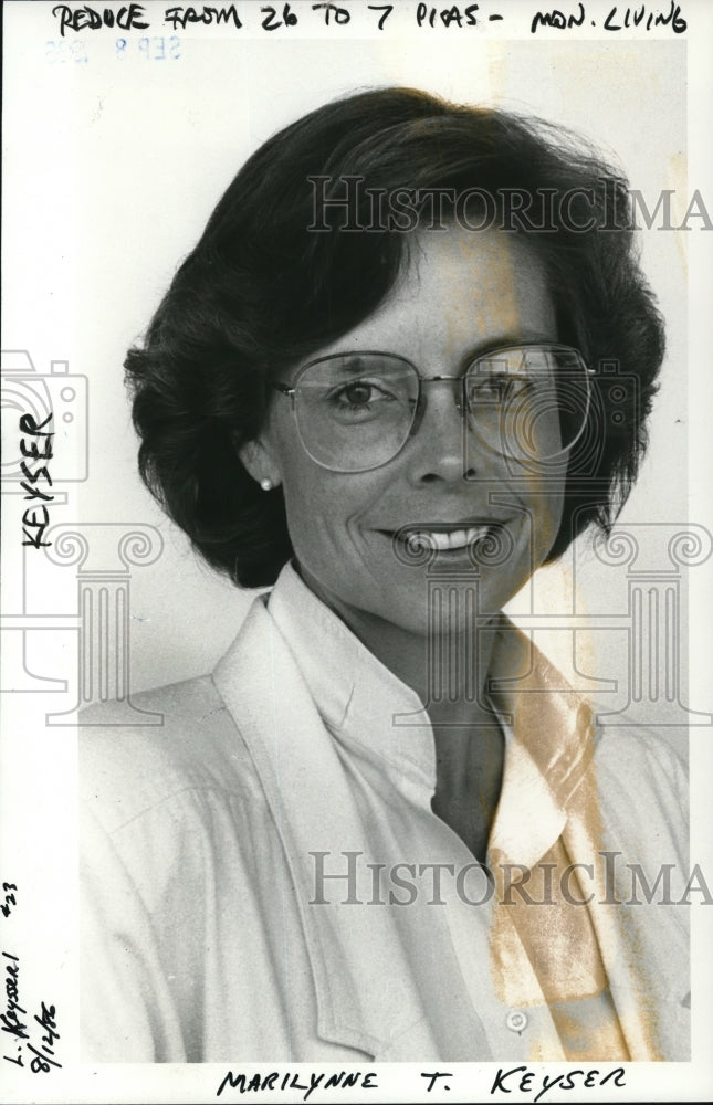 1986 Press Photo Marilynne T Keyser - ora50110 - Historic Images