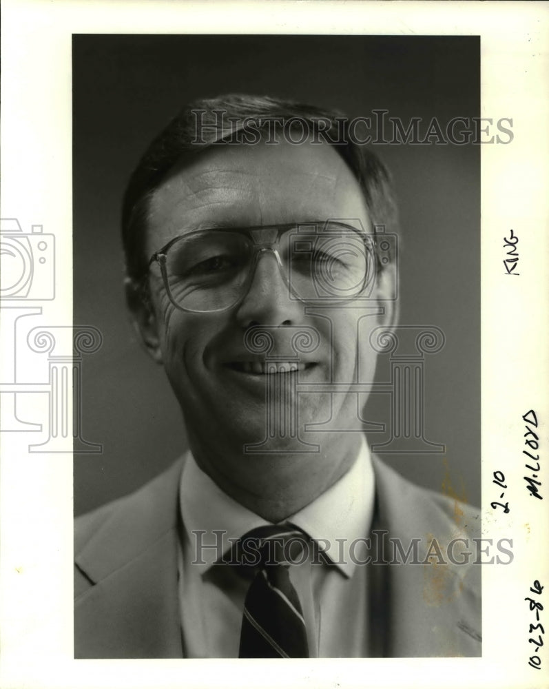 1986 Press Photo Norman B. King - ora51523 - Historic Images