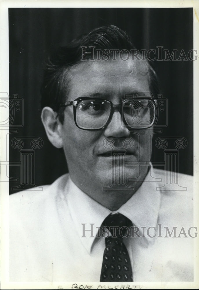 1991 Press Photo Ron McCarty, Portland Tax consultant & state representative - Historic Images