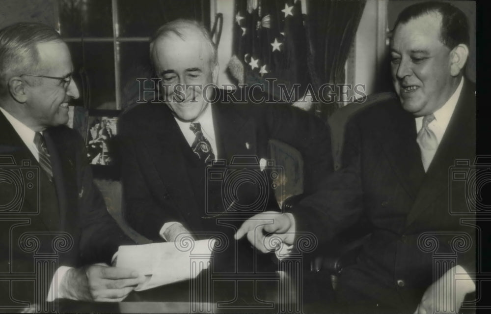 1946 Press Photo Washington Trygve Lie Secretray general of UN is shown talking - Historic Images