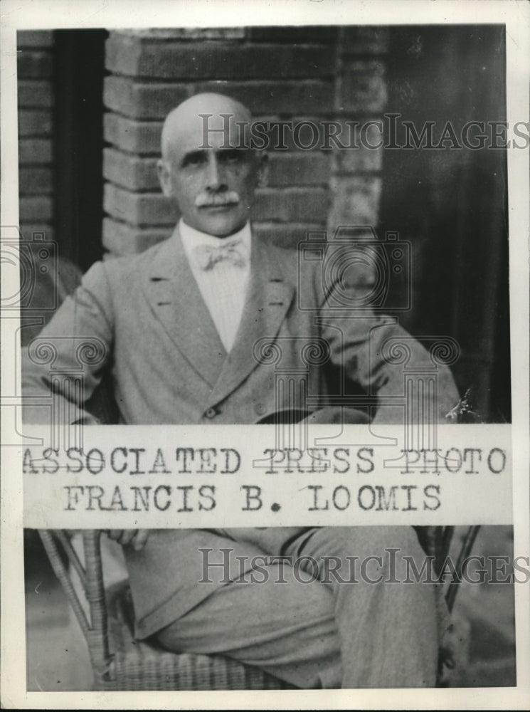 1928 Press Photo Francis B. Loomis Diplomat - Historic Images