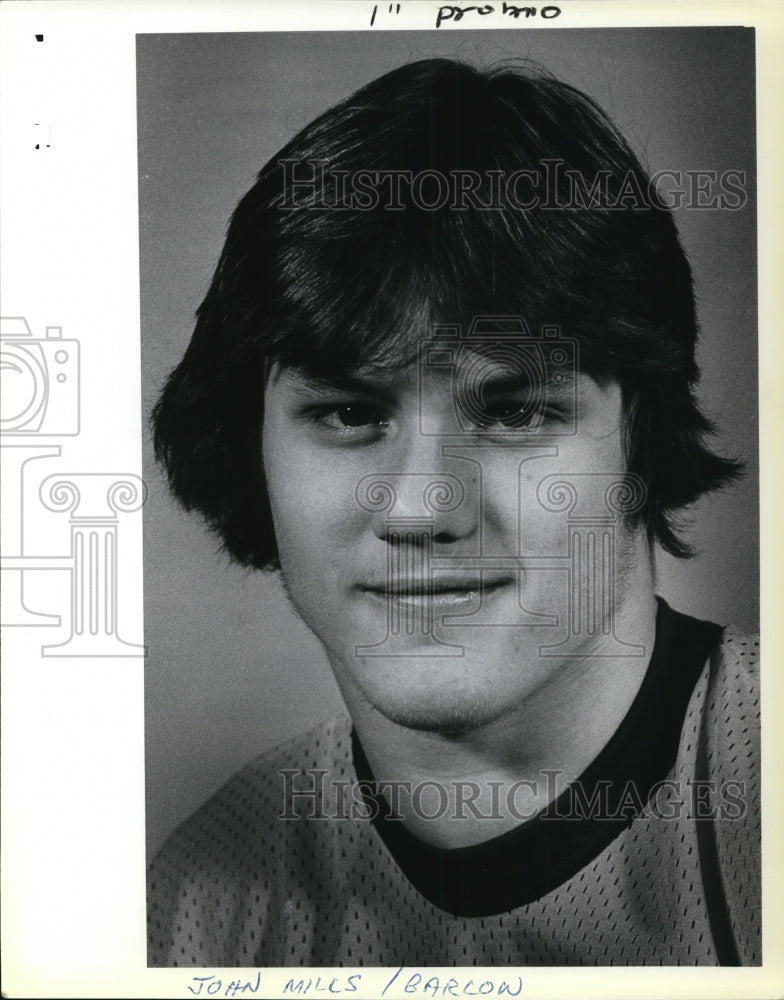 1980 Press Photo John Mills, Barlow High School football player - ora61240 - Historic Images