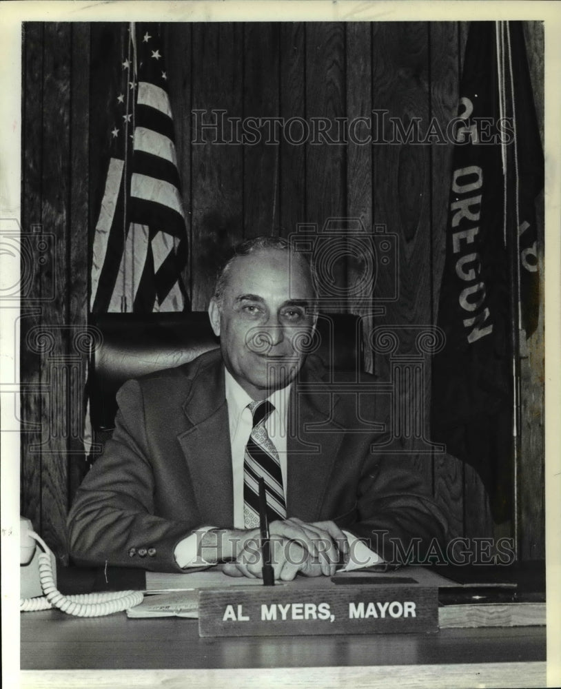 1982 Press Photo Al Myers Mayor - ora62481 - Historic Images