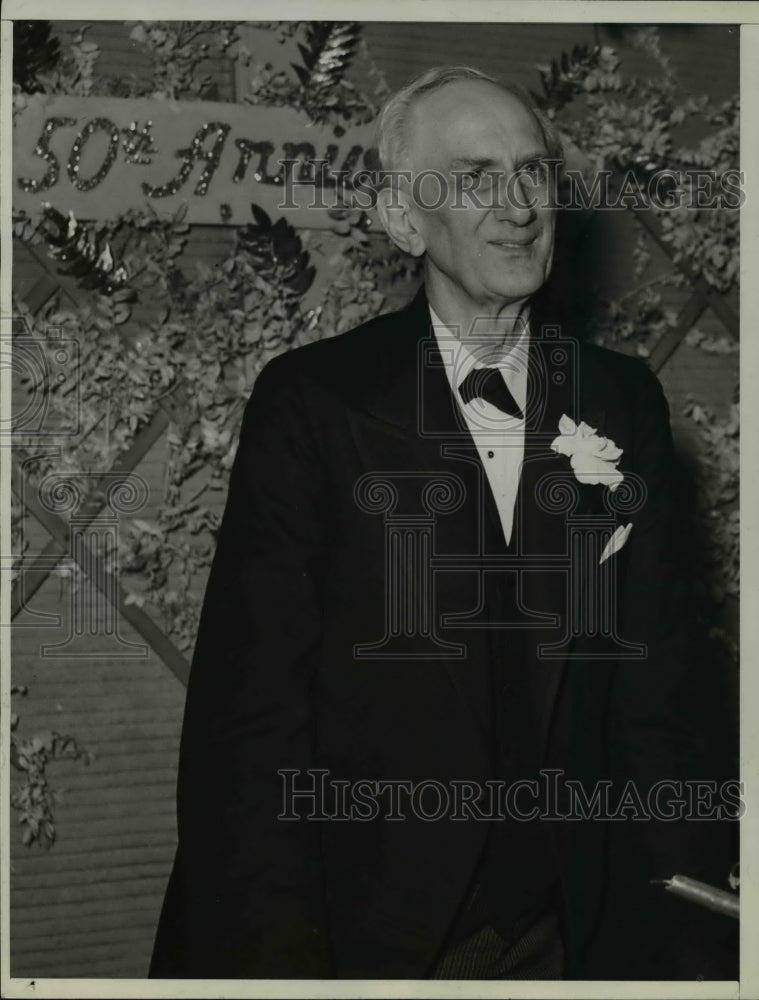 1937 Press Photo Reverend Dr Mark A Matthews of 1st Presbyterian Church - Historic Images