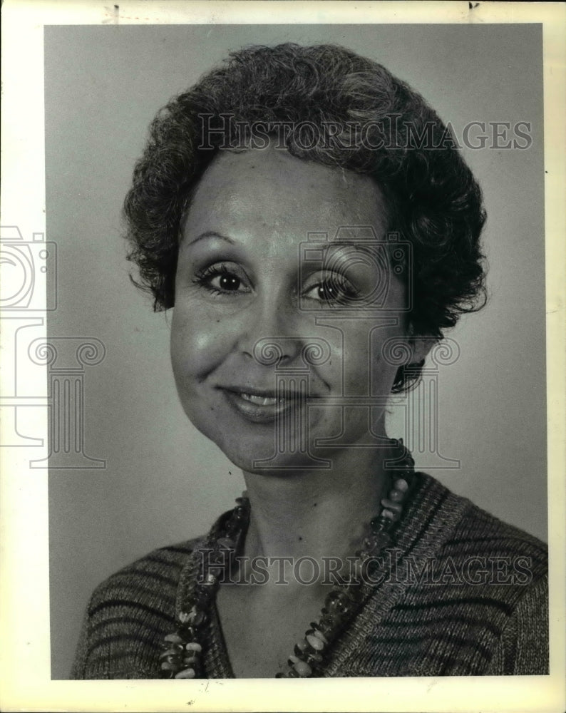 1980 Press Photo Carolyn Miller a former teacher and past president of the - Historic Images