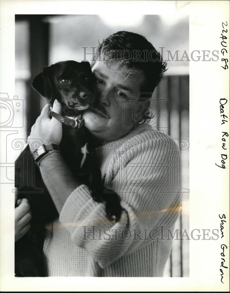 1989 Press Photo Kenny Nelms Blue Two death for biting dog , sentence appealed - Historic Images