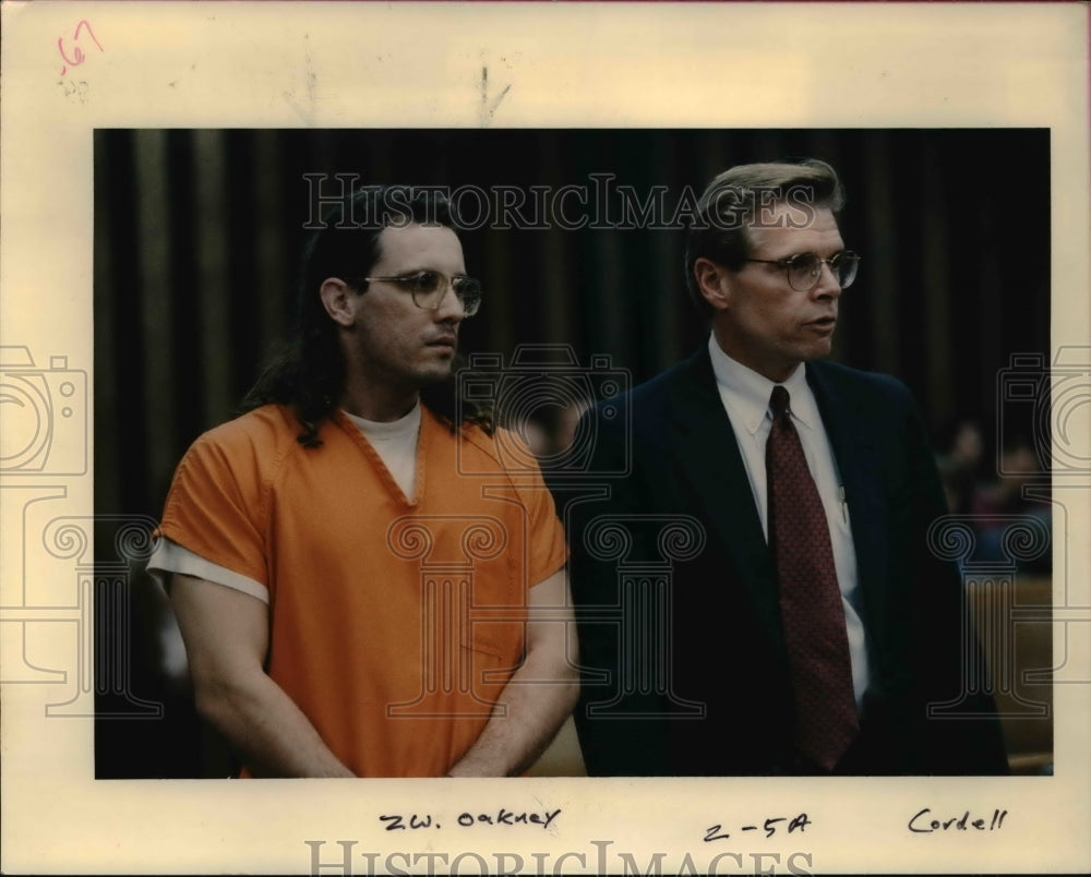 1996 Press Photo Billy Lee Jr. Oatney in Court - ora64827 - Historic Images