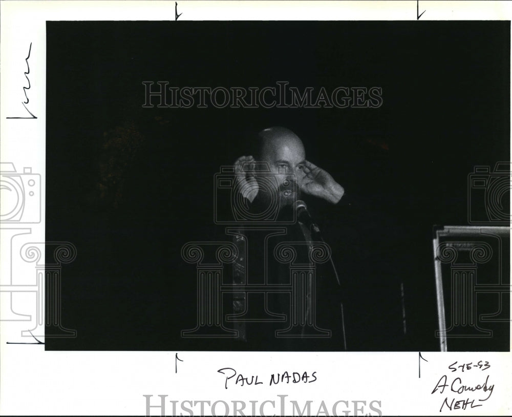 1993 Press Photo Paul Nadas Comedian - ora67786 - Historic Images
