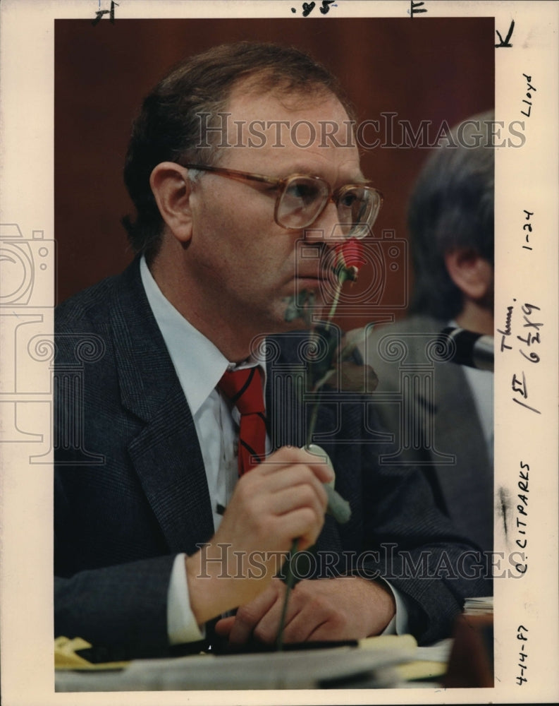 1987 Press Photo Portland City Commissioner Mike Lindberg - ora68421 - Historic Images