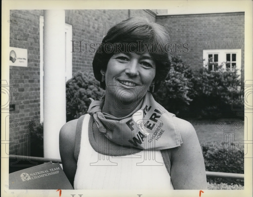 1978 Press Photo Gail Noblr Chairman of Volunteer Caddies - ora70645 - Historic Images
