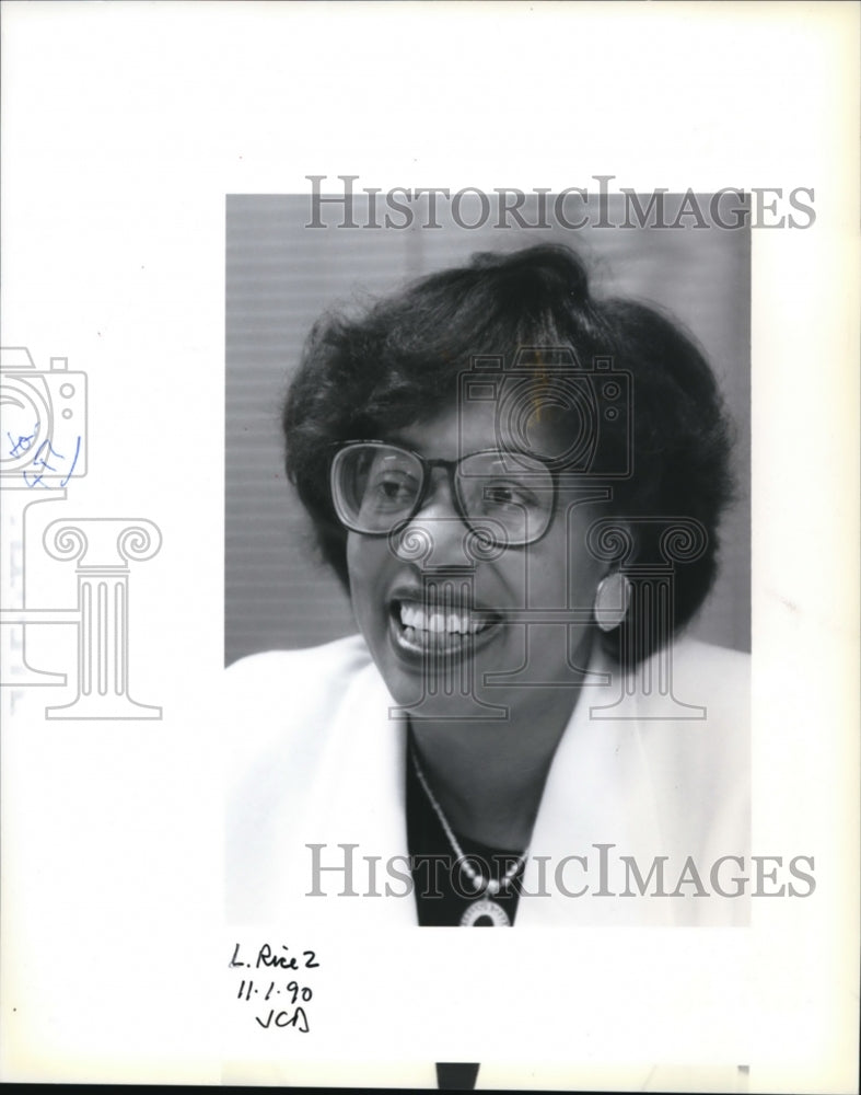 1990 Press Photo Constance W. Rice - ora77432 - Historic Images